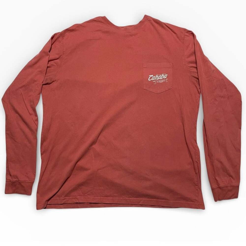 Cahaba Southern Shirt Co Long Sleeve Pocket T Shirt Men's XL